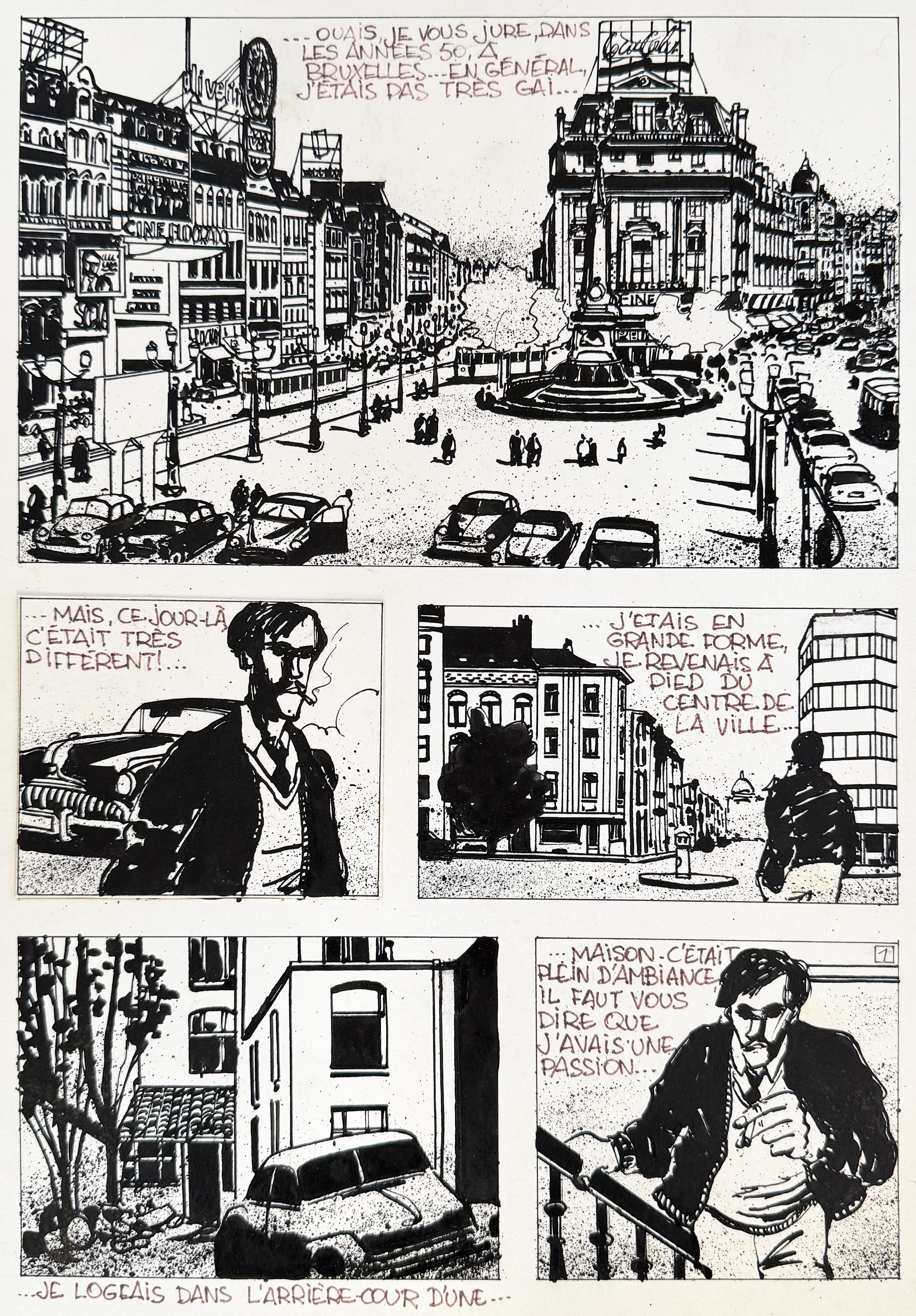 Louis Joos comic page