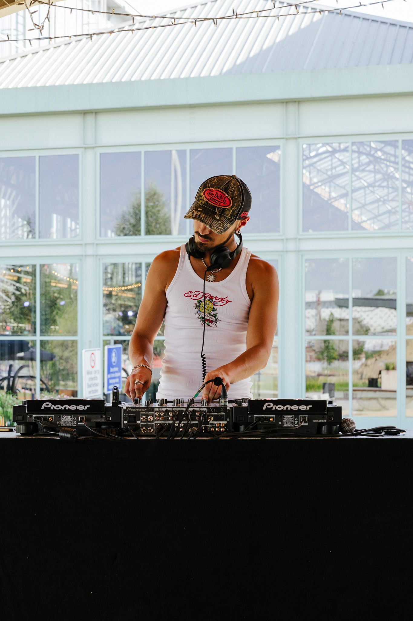 DJ performing at Out of Office
