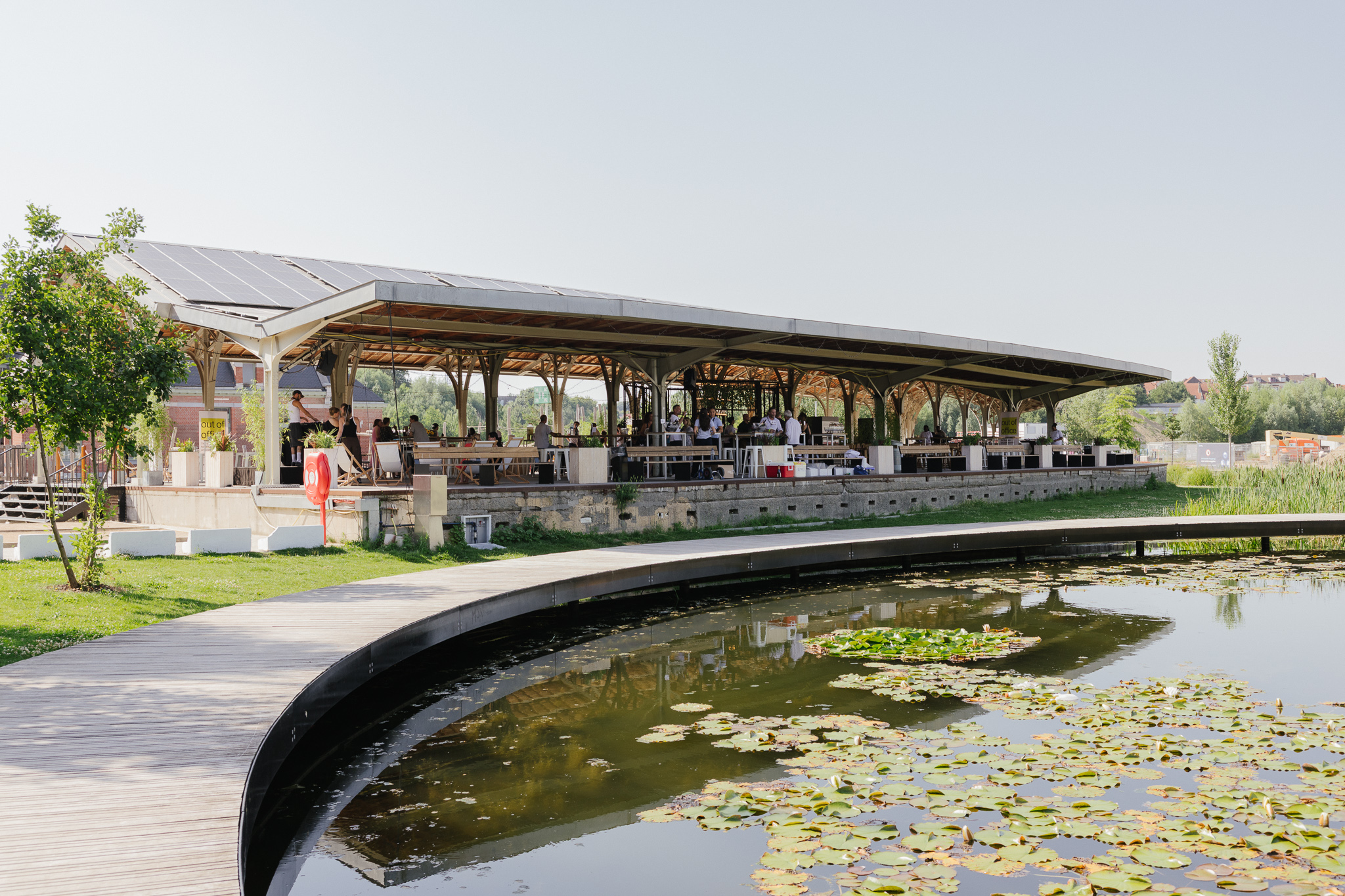 Out of Office venue by the water